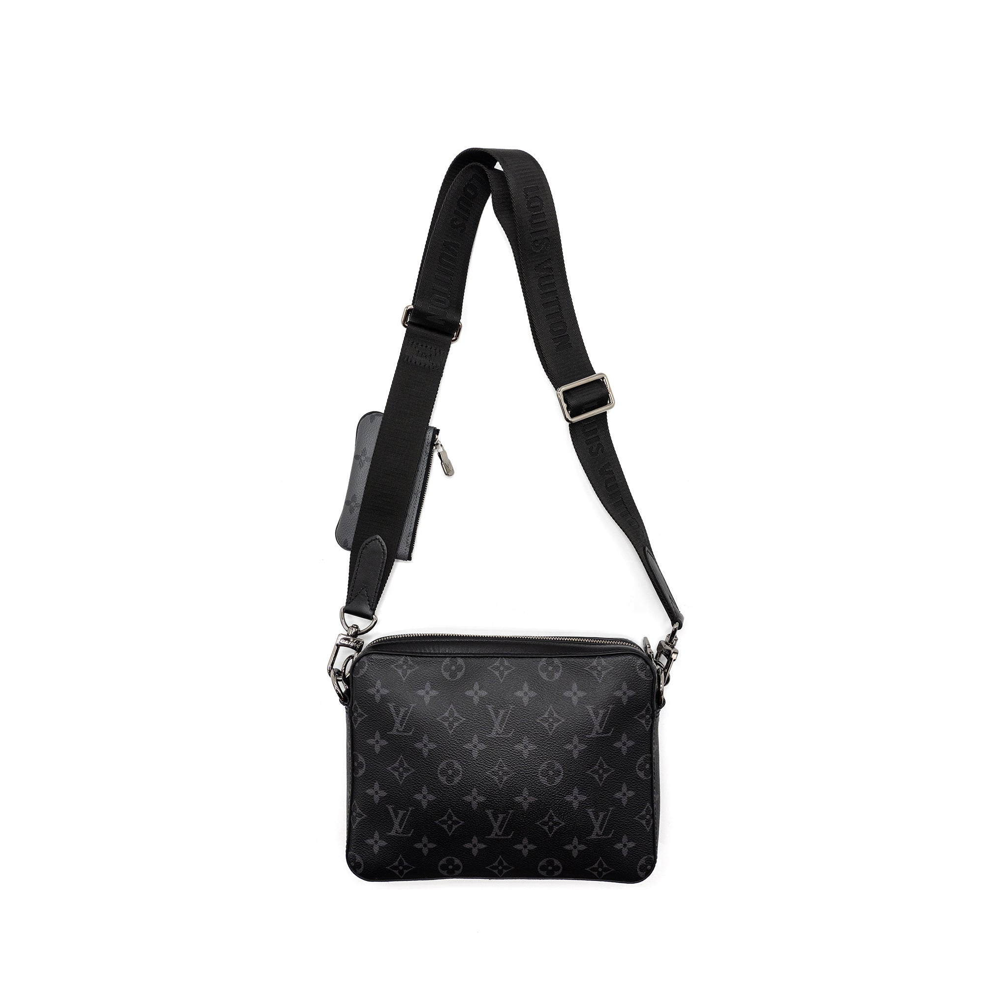 AAA Replica Louis Vuitton LV TRIO MESSENGER BAG MONOGRAM ECLIPSE SHW