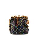 AAA Replica Louis Vuitton LV PETIT NOE MONOGRAM CANVAS BLACK/MULTICOLOUR GHW