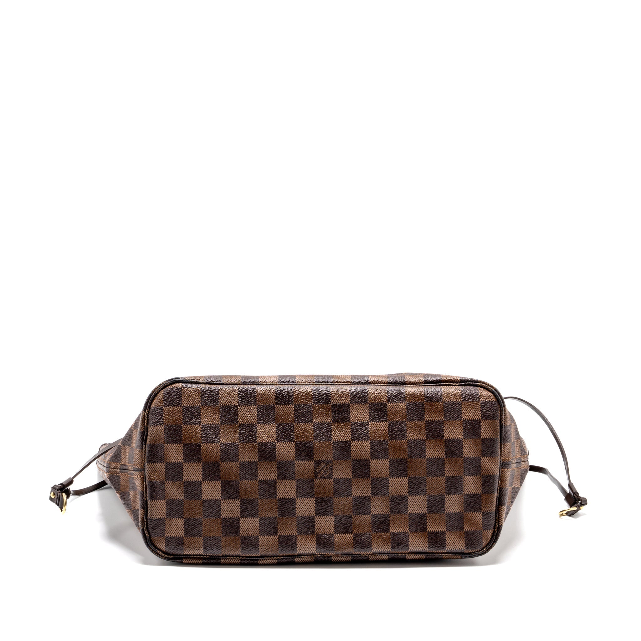 AAA Replica Louis Vuitton LV NEVERFULL MM DENIER EBENE CANVAS GHW