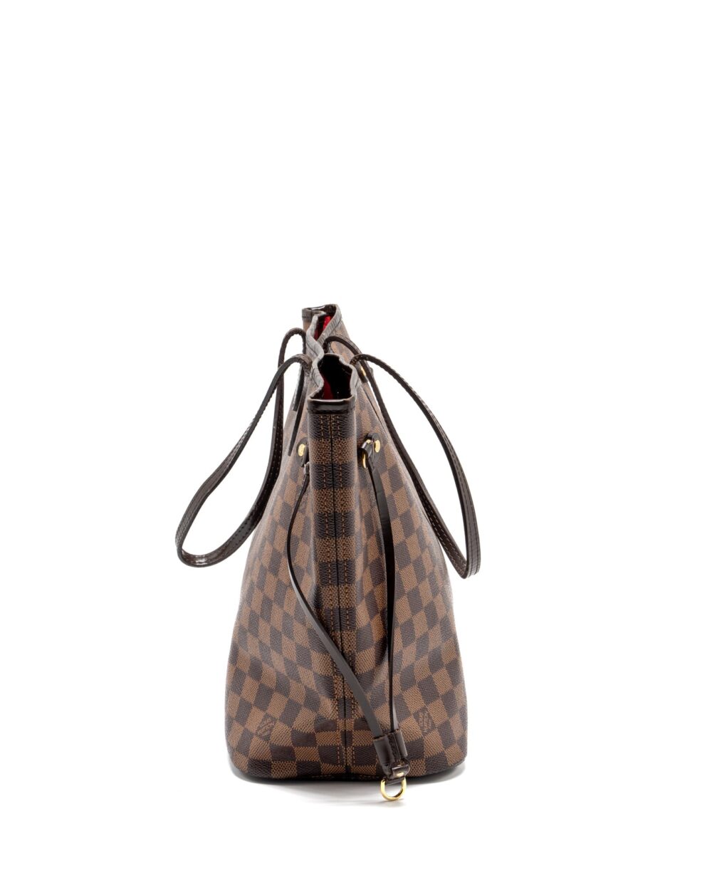 AAA Replica Louis Vuitton LV NEVERFULL MM DENIER EBENE CANVAS GHW