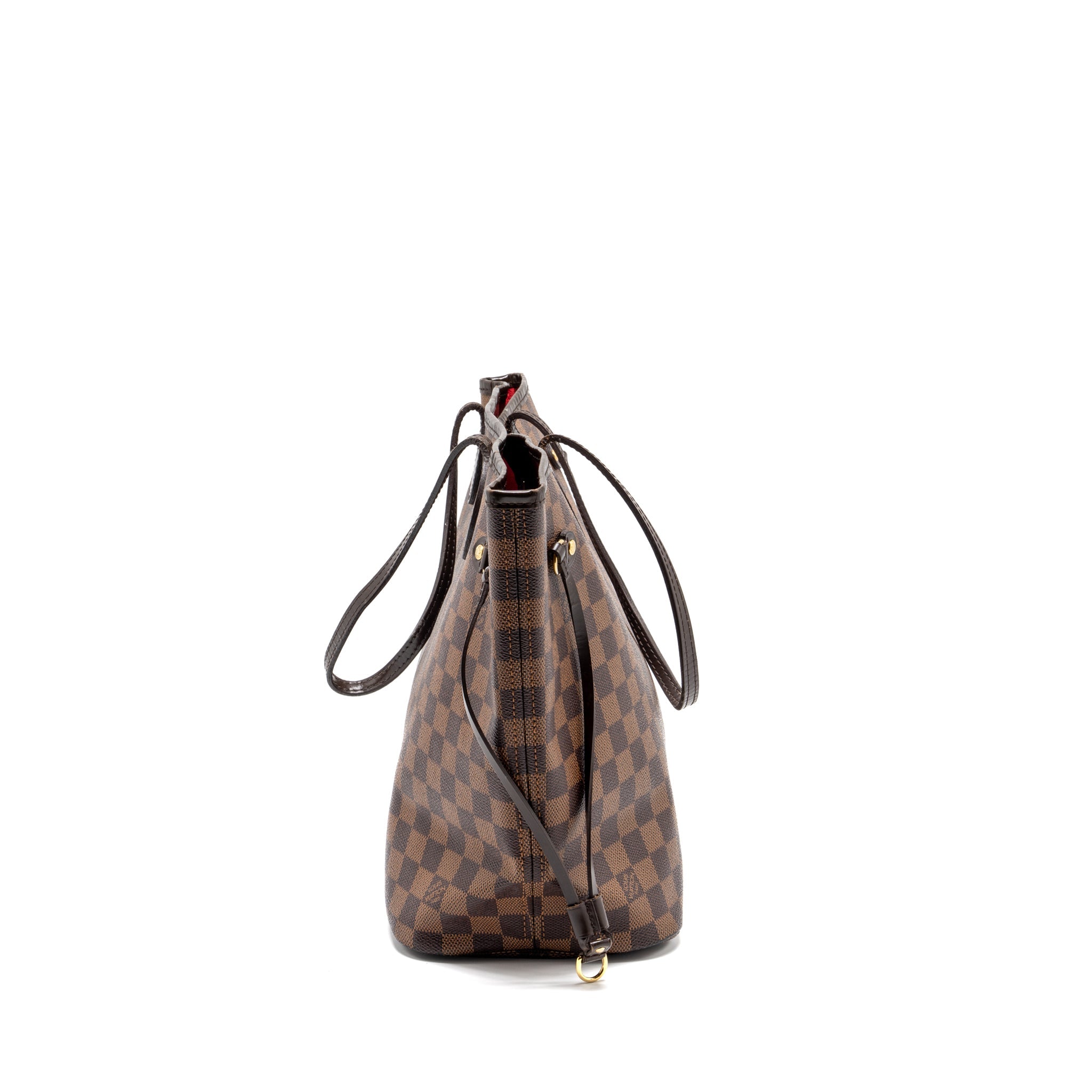 AAA Replica Louis Vuitton LV NEVERFULL MM DENIER EBENE CANVAS GHW
