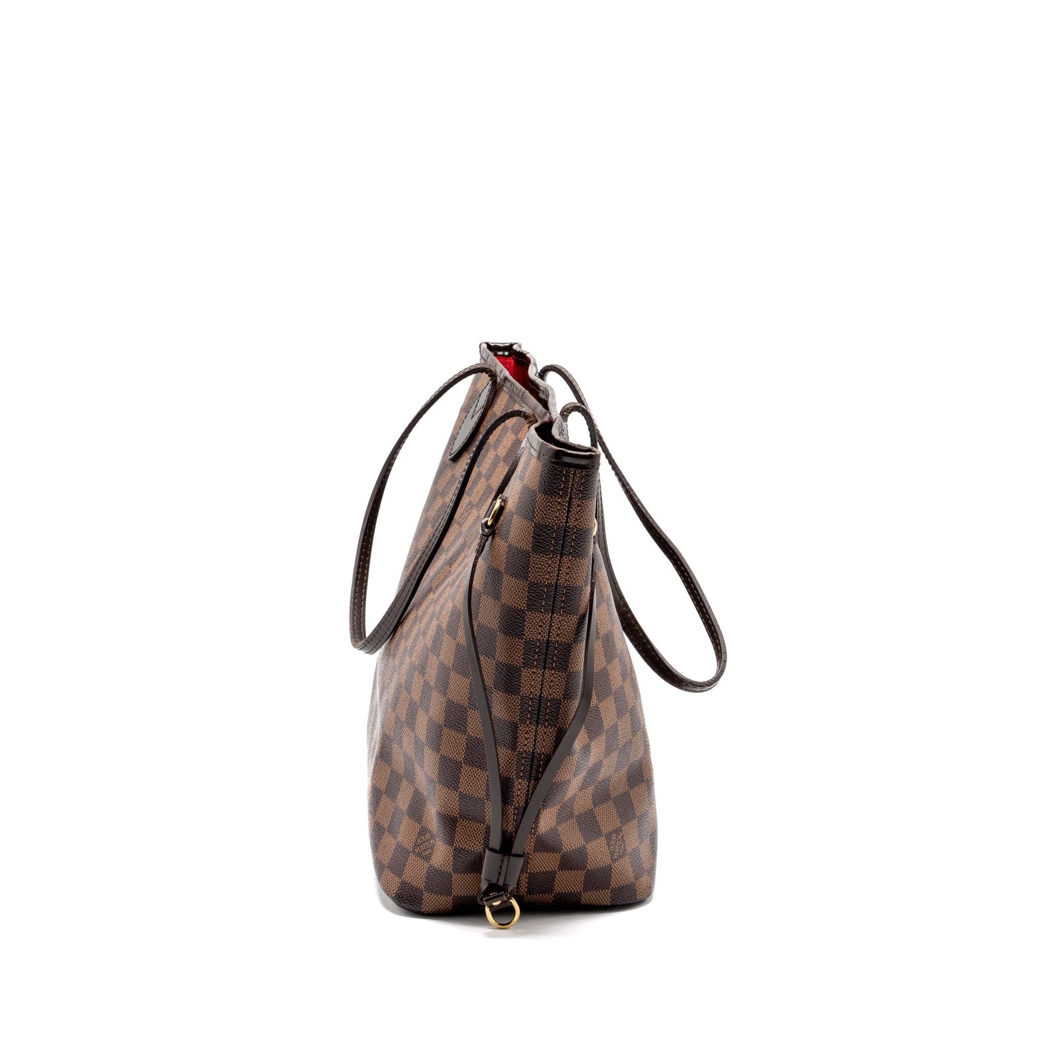 AAA Replica Louis Vuitton LV NEVERFULL MM DENIER EBENE CANVAS GHW