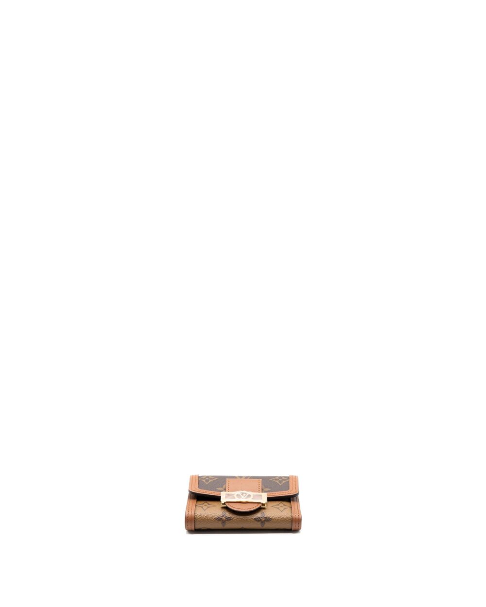 AAA Replica Louis Vuitton LV DAUPHINE COMPACT WALLET MONOGRAM CANVAS GHW