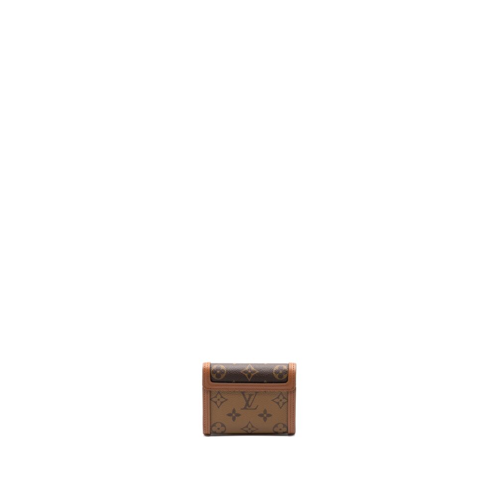 AAA Replica Louis Vuitton LV DAUPHINE COMPACT WALLET MONOGRAM CANVAS GHW