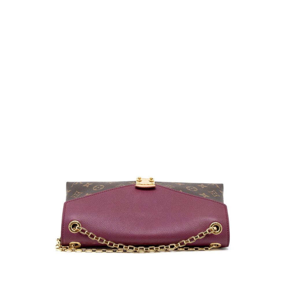 AAA Replica Louis Vuitton LV PALLAS CHAIN BAG MONOGRAM CANVAS/AURORE GHW