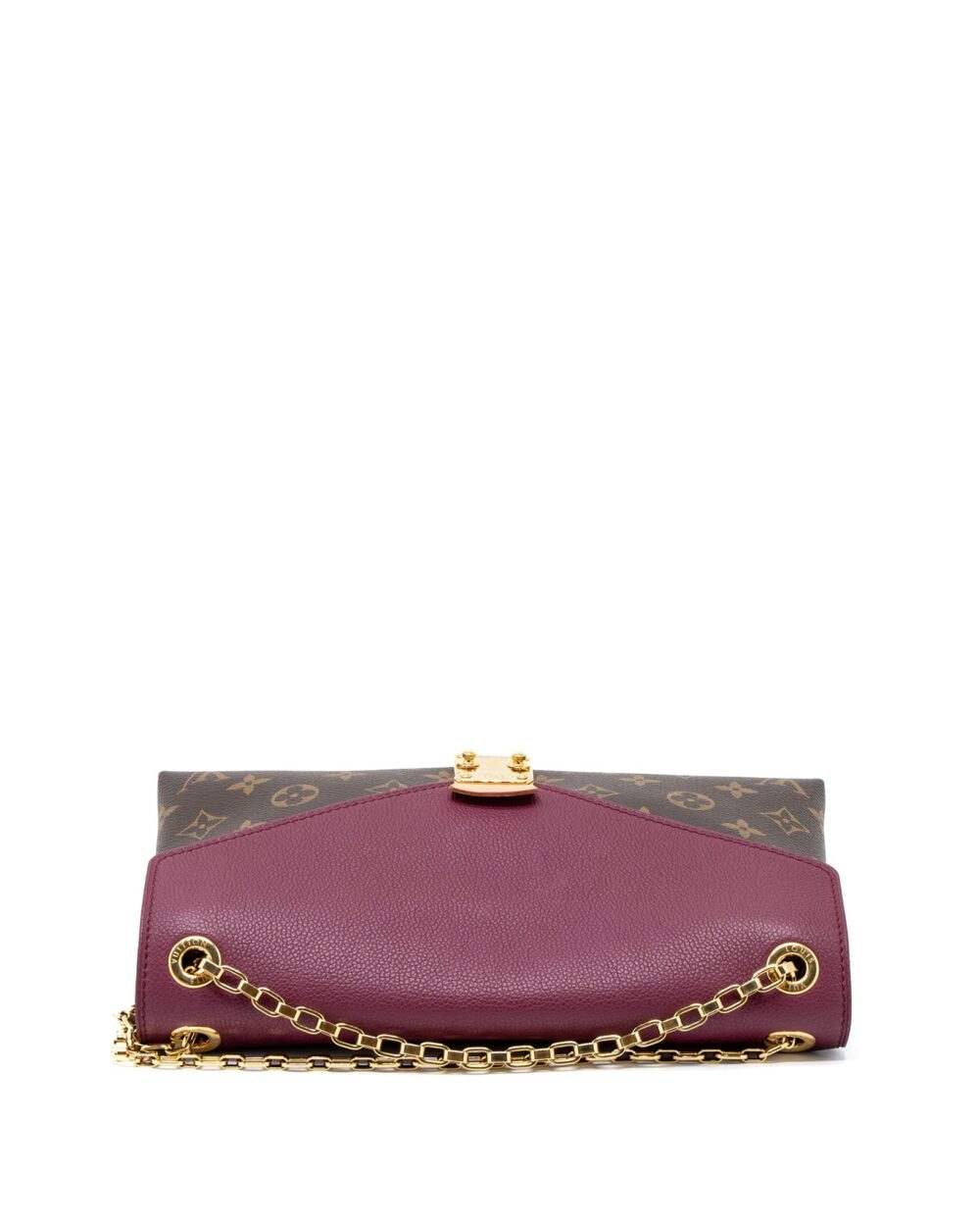 AAA Replica Louis Vuitton LV PALLAS CHAIN BAG MONOGRAM CANVAS/AURORE GHW