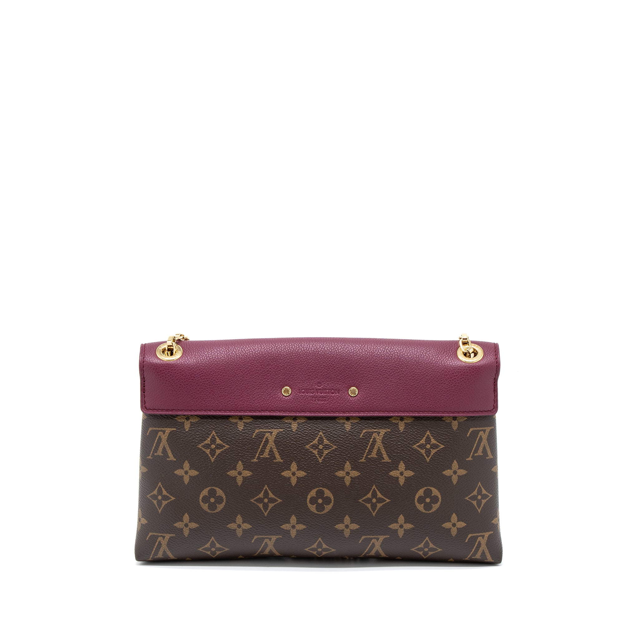 AAA Replica Louis Vuitton LV PALLAS CHAIN BAG MONOGRAM CANVAS/AURORE GHW