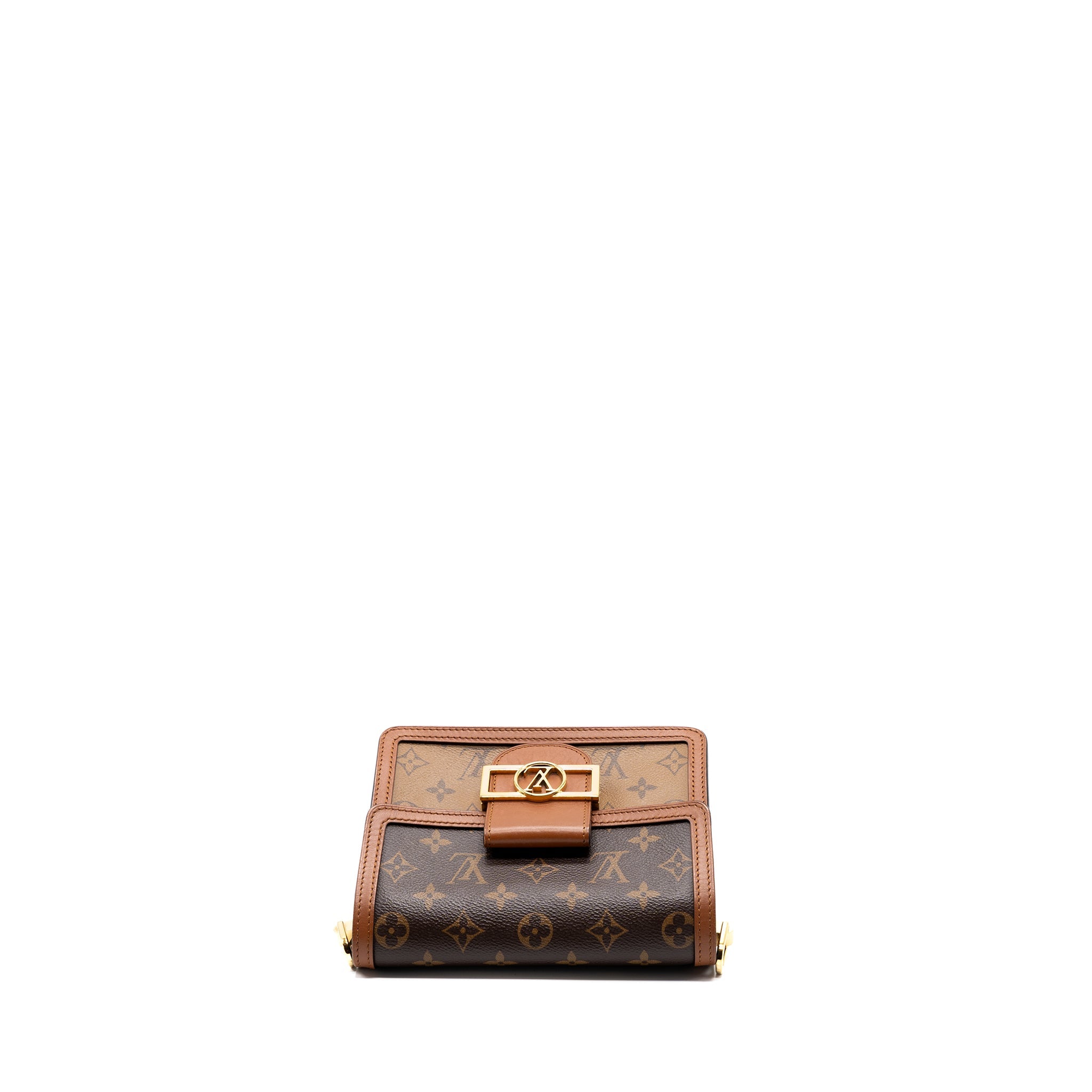 AAA Replica Louis Vuitton LV MINI DAUPHINE MONOGRAM CANVAS GHW