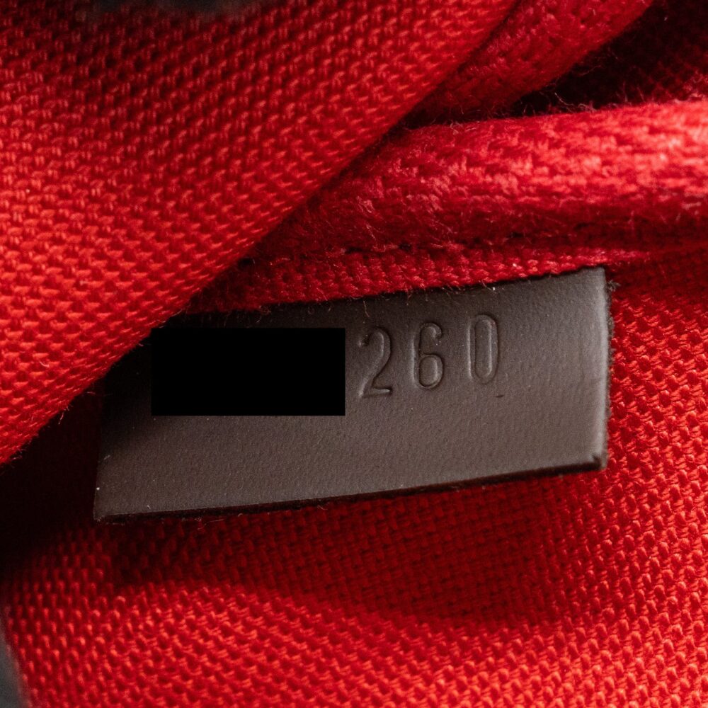AAA Replica Louis Vuitton LV MINI POCHETTE DAMIER EBENE GHW