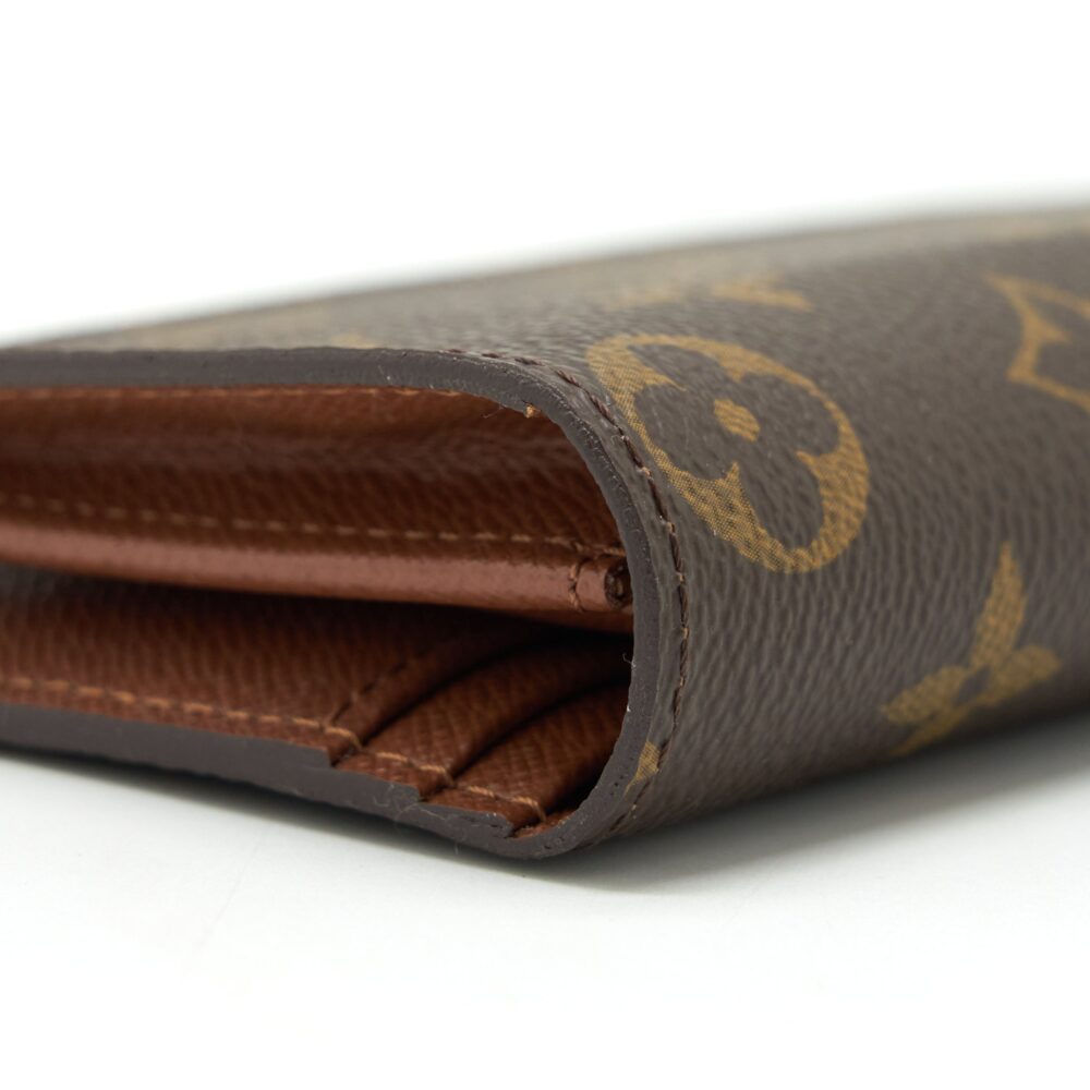 AAA Replica Louis Vuitton LV LONG WALLET MONOGRAM CANVAS GHW
