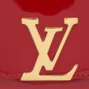 AAA Replica Louis Vuitton LV LOUIS CHAIN BAG PATENT RED GHW
