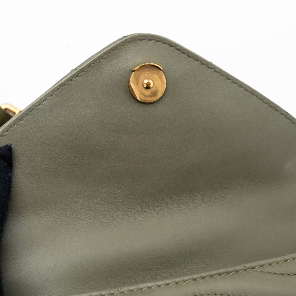 AAA Replica Louis Vuitton LV NEW WAVE MULTI POCHETTE CALFSKIN KAKI GREEN GHW