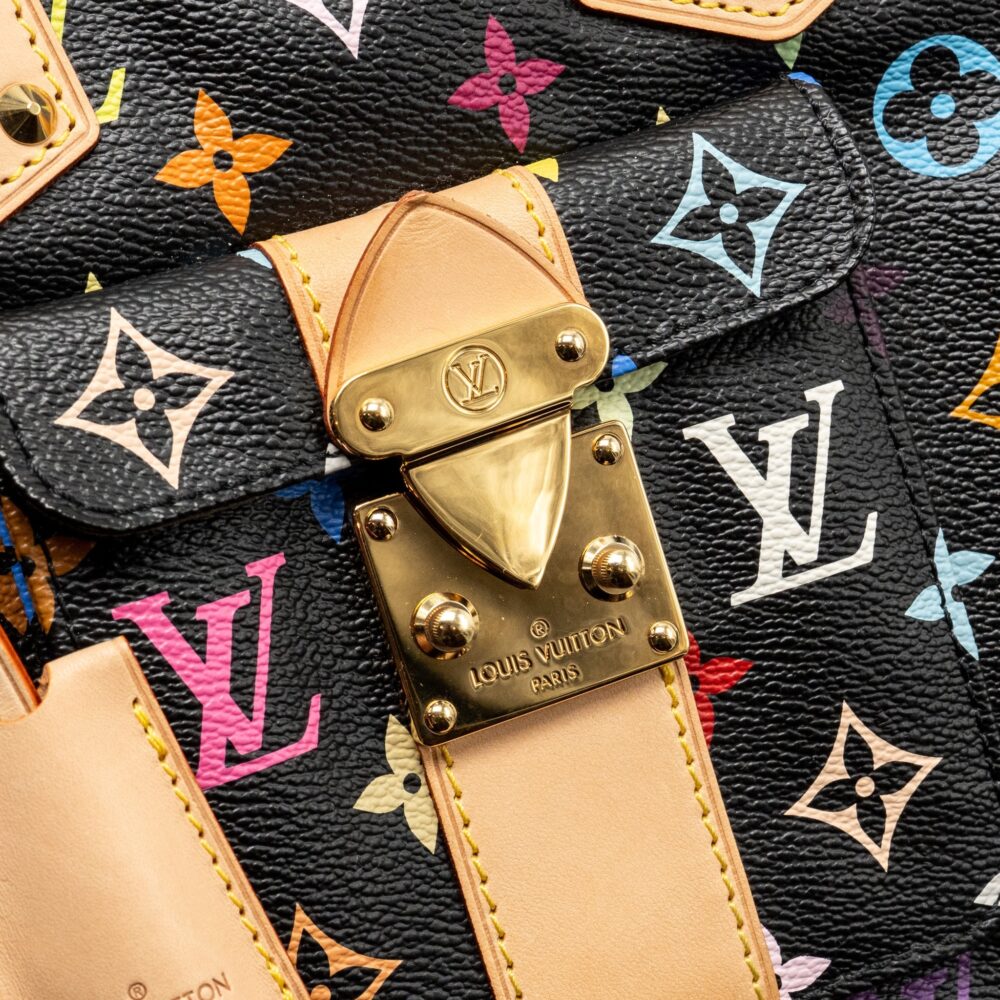 AAA Replica Louis Vuitton LV X TAKASHI MURAKAMI SPEEDY 30 LIMITED EDITION MULTICOLOURED MONOGRAM CANVAS BLACK GHW