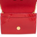 AAA Replica Louis Vuitton LV LOUIS CHAIN BAG PATENT RED GHW
