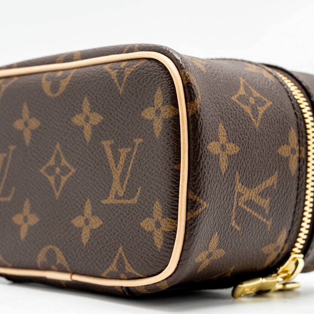 AAA Replica Louis Vuitton LV NICE NANO MONOGRAM CANVAS GHW