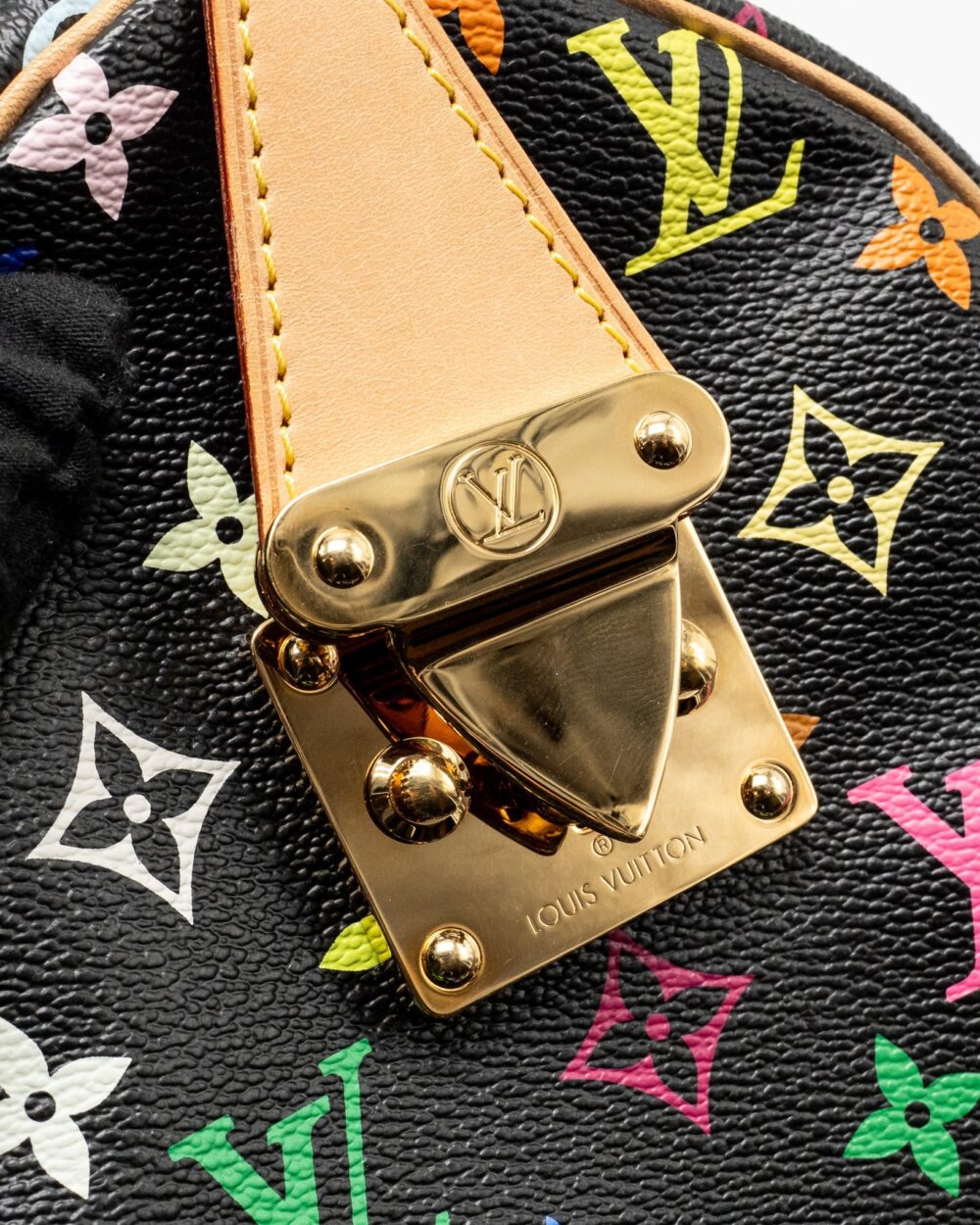 AAA Replica Louis Vuitton LV X TAKASHI MURAKAMI SPEEDY 30 LIMITED EDITION MULTICOLOURED MONOGRAM CANVAS BLACK GHW