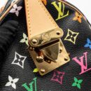 AAA Replica Louis Vuitton LV X TAKASHI MURAKAMI SPEEDY 30 LIMITED EDITION MULTICOLOURED MONOGRAM CANVAS BLACK GHW