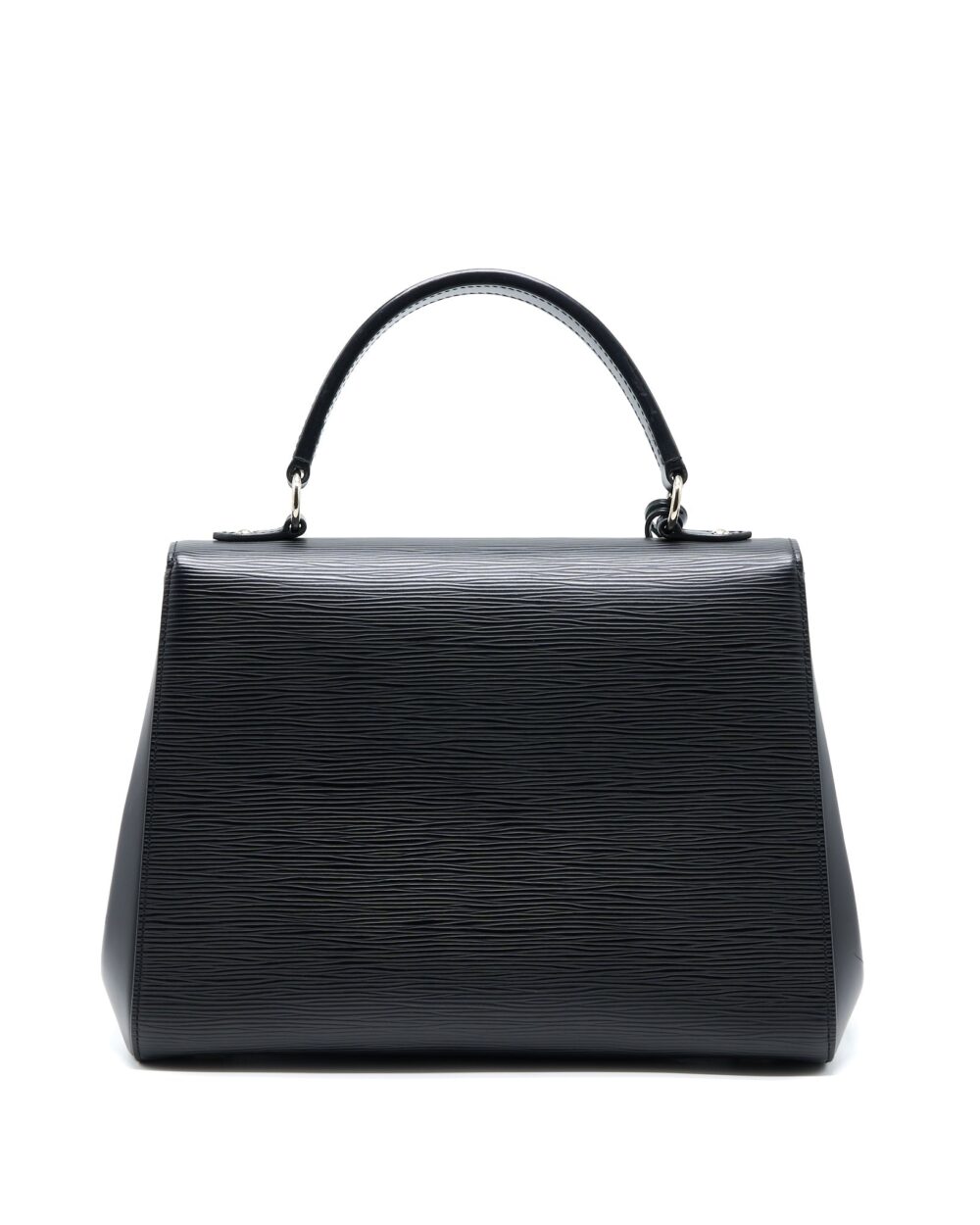 AAA Replica Louis Vuitton LV CLUNY MM EPI BLACK SHW WITH INITIAL S.S