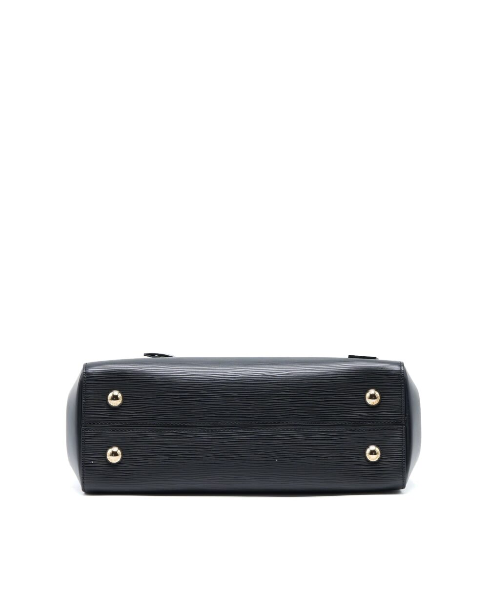 AAA Replica Louis Vuitton LV CLUNY MM EPI BLACK SHW WITH INITIAL S.S