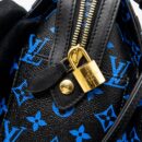 AAA Replica Louis Vuitton LV SPEEDY AMAZON COLOURED MONOGRAM CANVAS BLUE/BLACK GHW