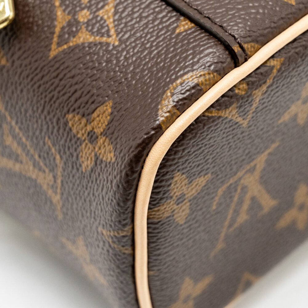 AAA Replica Louis Vuitton LV NICE NANO MONOGRAM CANVAS GHW