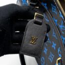 AAA Replica Louis Vuitton LV SPEEDY AMAZON COLOURED MONOGRAM CANVAS BLUE/BLACK GHW
