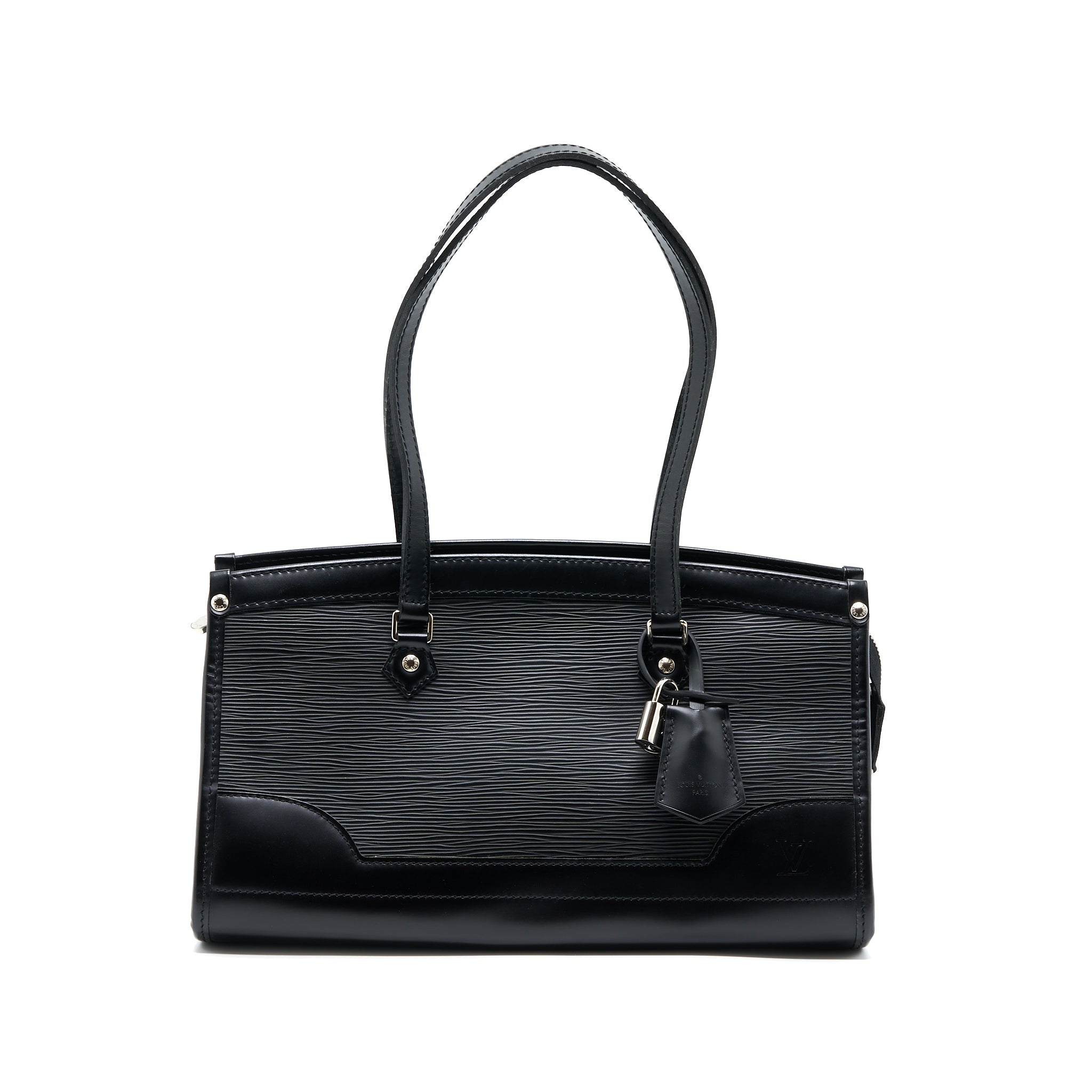 AAA Replica Louis Vuitton LV MADELEINE PM EPI BLACK SHW