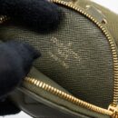 AAA Replica Louis Vuitton LV NEW WAVE MULTI POCHETTE CALFSKIN KAKI GREEN GHW