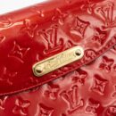 AAA Replica Louis Vuitton LV FLAP SHOULDER EVENING BAG PATENT LEATHER RED GHW