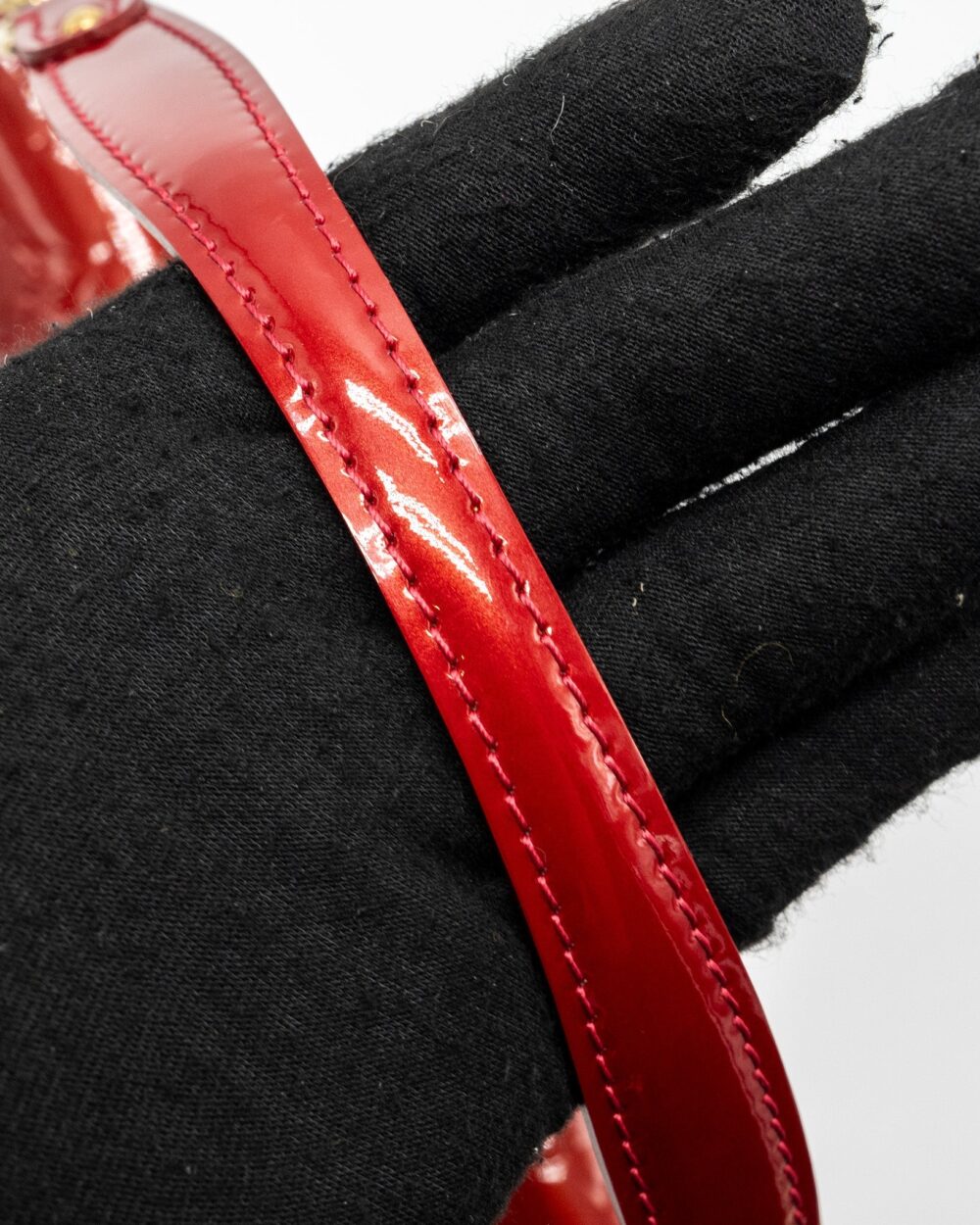 AAA Replica Louis Vuitton LV FLAP SHOULDER EVENING BAG PATENT LEATHER RED GHW