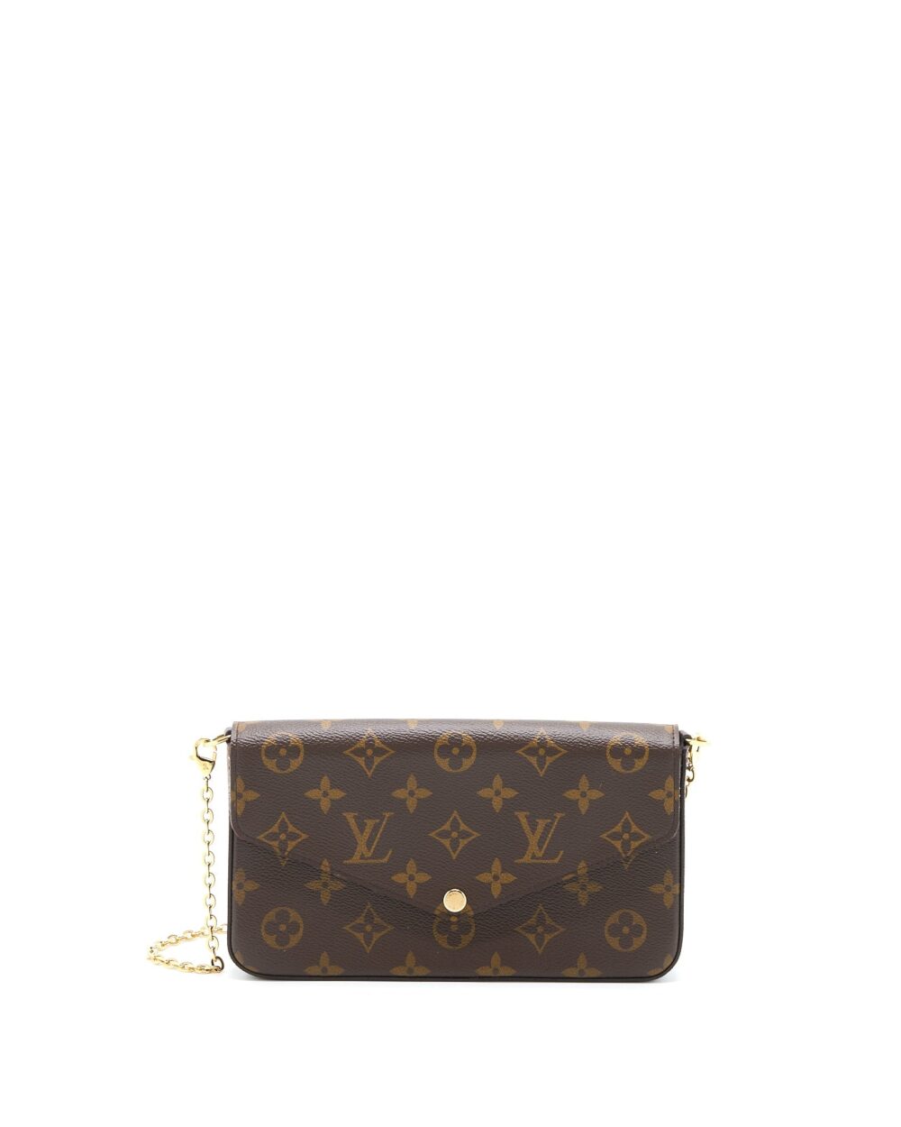 AAA Replica Louis Vuitton LV FELICIE POCHETTE MONOGRAM CANVAS RED GHW