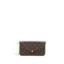 AAA Replica Louis Vuitton LV FELICIE POCHETTE MONOGRAM CANVAS RED GHW