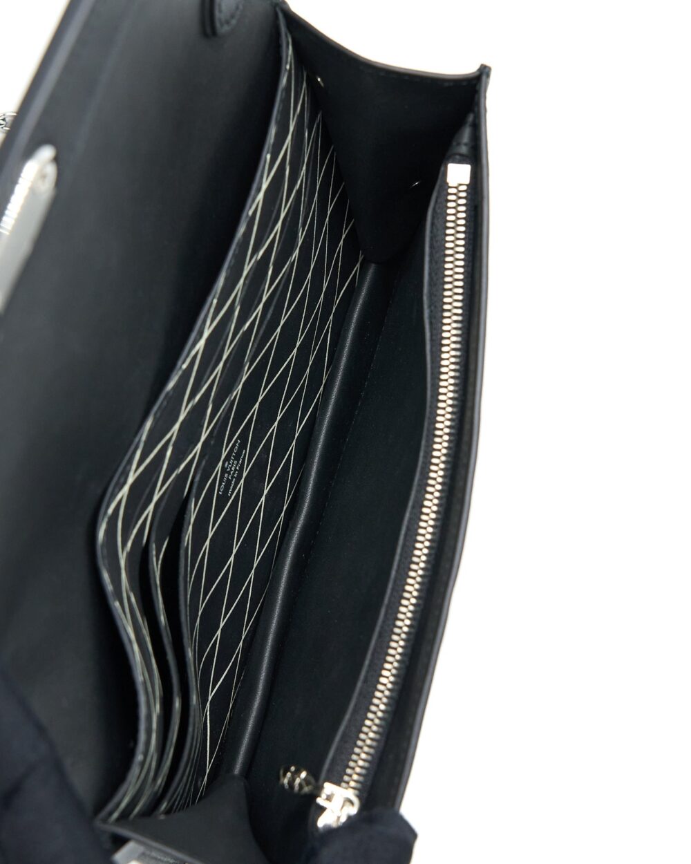 AAA Replica Louis Vuitton LV TRUNK CHAIN WALLET EPI BLACK SHW