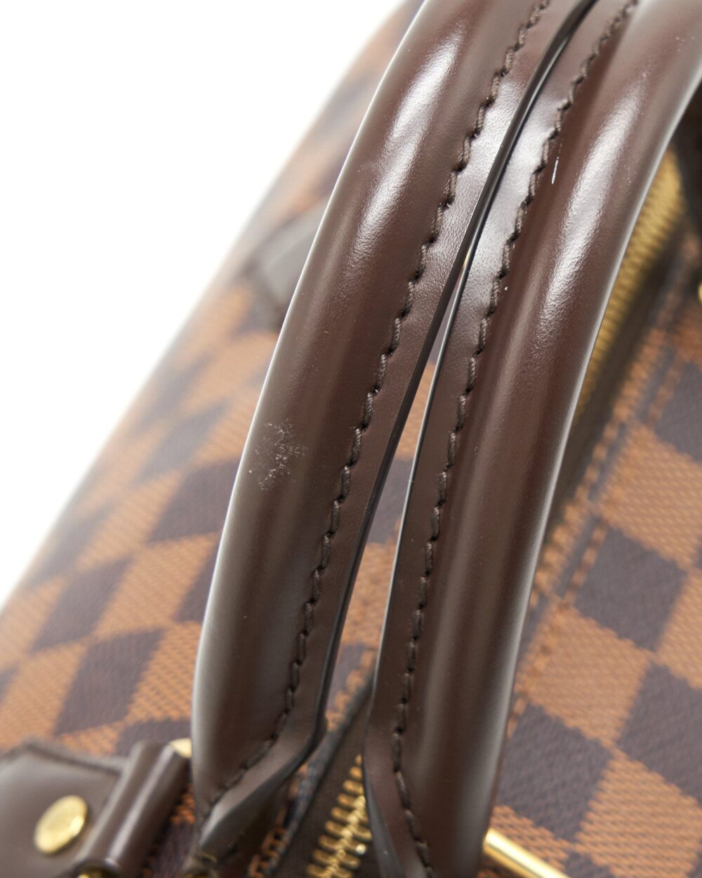 AAA Replica Louis Vuitton LV SPEEDY BANDOULIERE 30 DAMIER EBENE