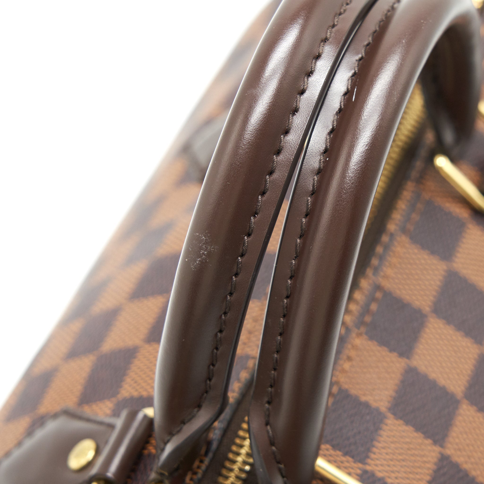 AAA Replica Louis Vuitton LV SPEEDY BANDOULIERE 30 DAMIER EBENE