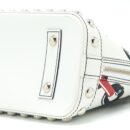 AAA Replica Louis Vuitton LV ALMA BB EN CUIR OCCASION EPI WHITE / BLACK WITH SHW