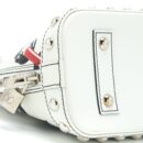 AAA Replica Louis Vuitton LV ALMA BB EN CUIR OCCASION EPI WHITE / BLACK WITH SHW