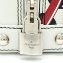 AAA Replica Louis Vuitton LV ALMA BB EN CUIR OCCASION EPI WHITE / BLACK WITH SHW
