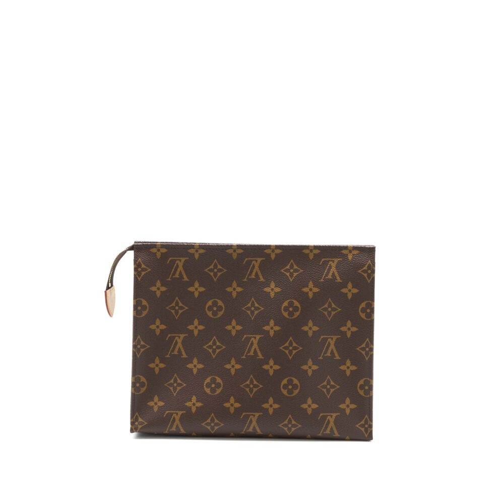 AAA Replica Louis Vuitton LV TOILETRY POCHETTE 26 MONOGRAM CANVAS GHW