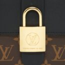 AAA Replica Louis Vuitton LV LOCKY BB MONOGRAM CANVAS/ BLACK GHW