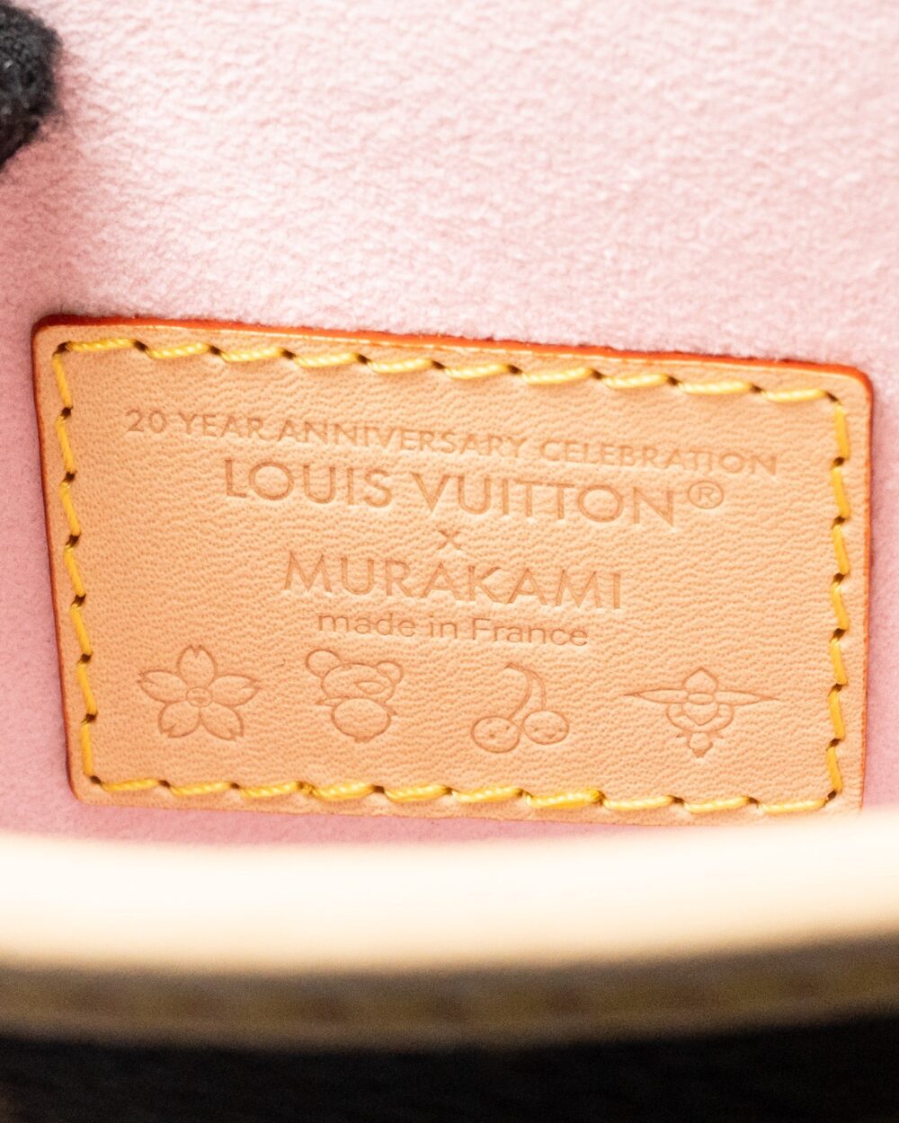 AAA Replica Louis Vuitton LV HARUKI MURAKAMI NANO BUCKET MONOGRAM CANVAS SAKURA BROWN GHW