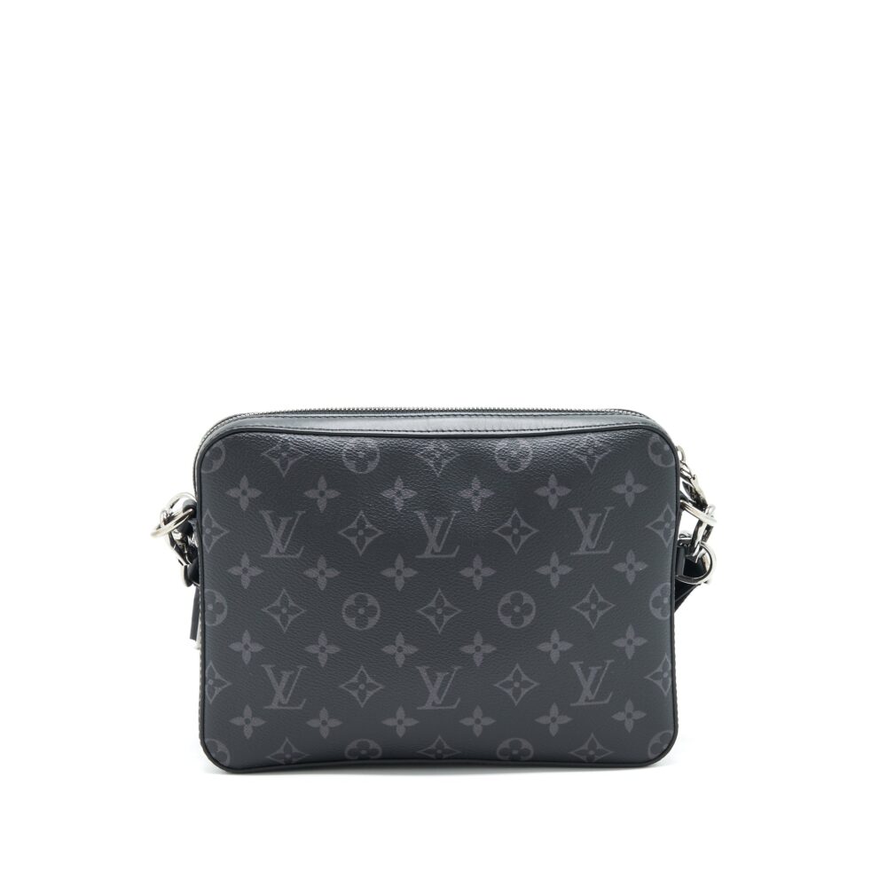 AAA Replica Louis Vuitton LV TRIO MESSENGER MONOGRAM ECLIPSE COATED CANVAS