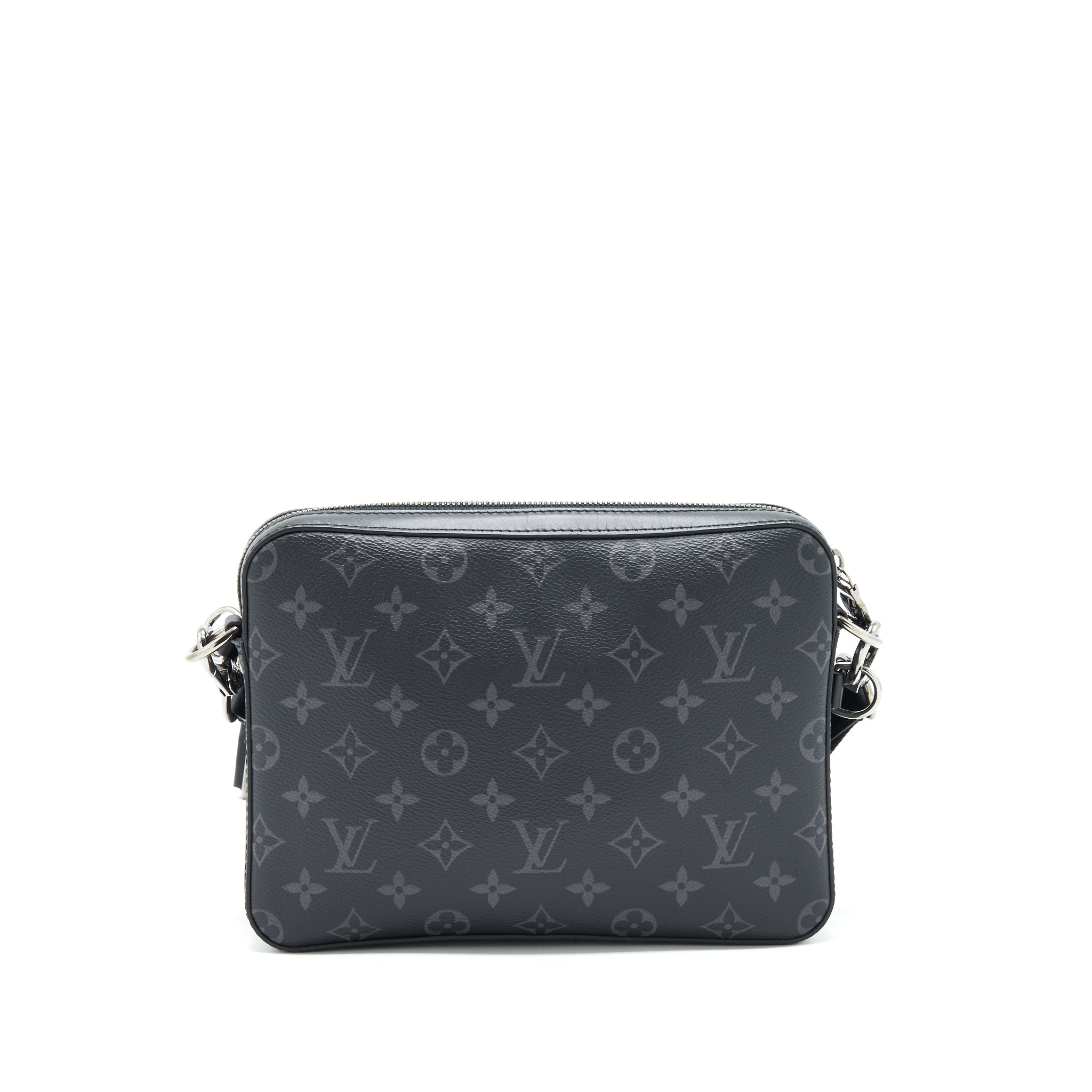 AAA Replica Louis Vuitton LV TRIO MESSENGER MONOGRAM ECLIPSE COATED CANVAS