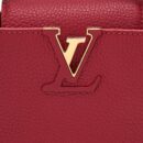 AAA Replica Louis Vuitton LV CAPUCINES MINI TAURILLON SCARLET GHW (NEW VERSION)