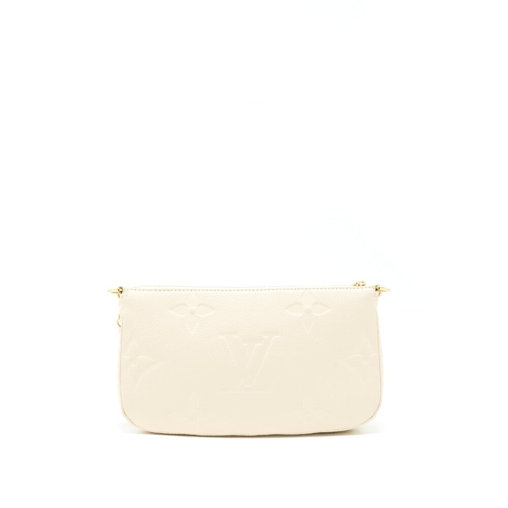 AAA Replica Louis Vuitton LV MULTI POCHETTE WHITE