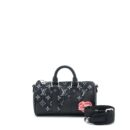AAA Replica Louis Vuitton LV KEEPALL XS DENIM BLACK/LEATHER SHW