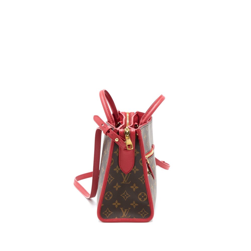 AAA Replica Louis Vuitton LV POPINCOURT PM BAG MONOGRAM CANVAS/CERISE GHW