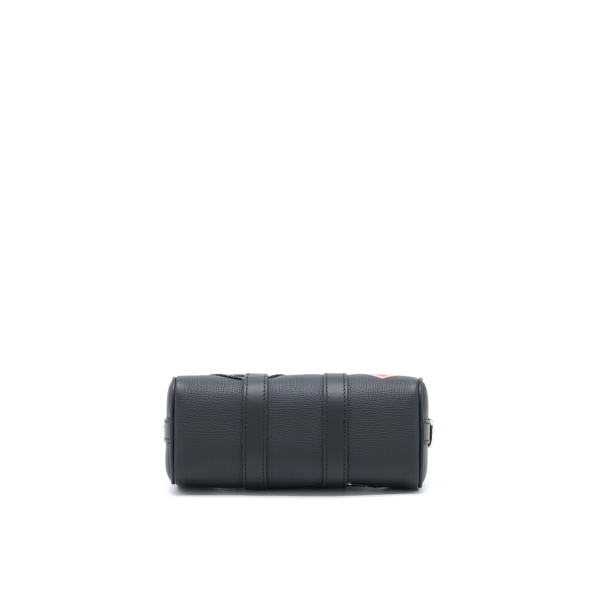 AAA Replica Louis Vuitton LV KEEPALL XS DENIM BLACK/LEATHER SHW
