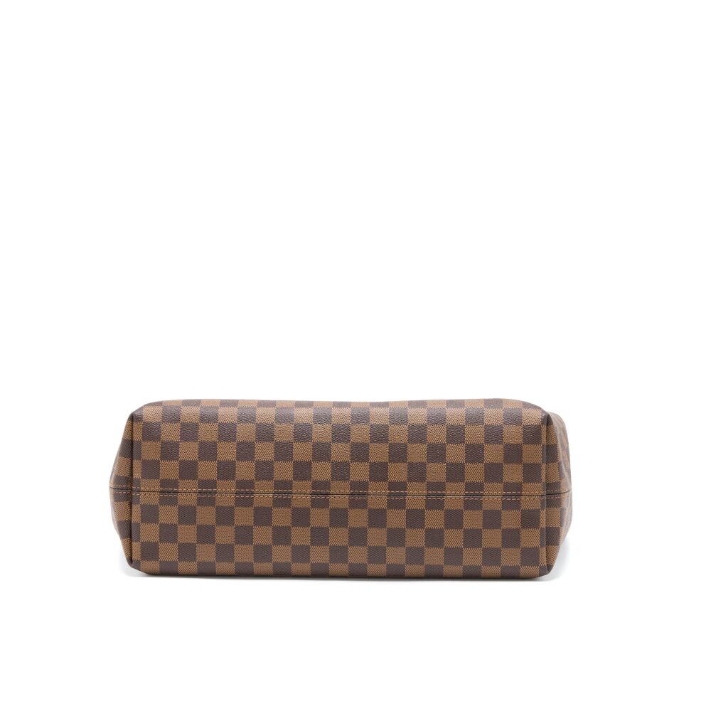 AAA Replica Louis Vuitton LV GRACEFUL MM DAMIER EBENE GHW