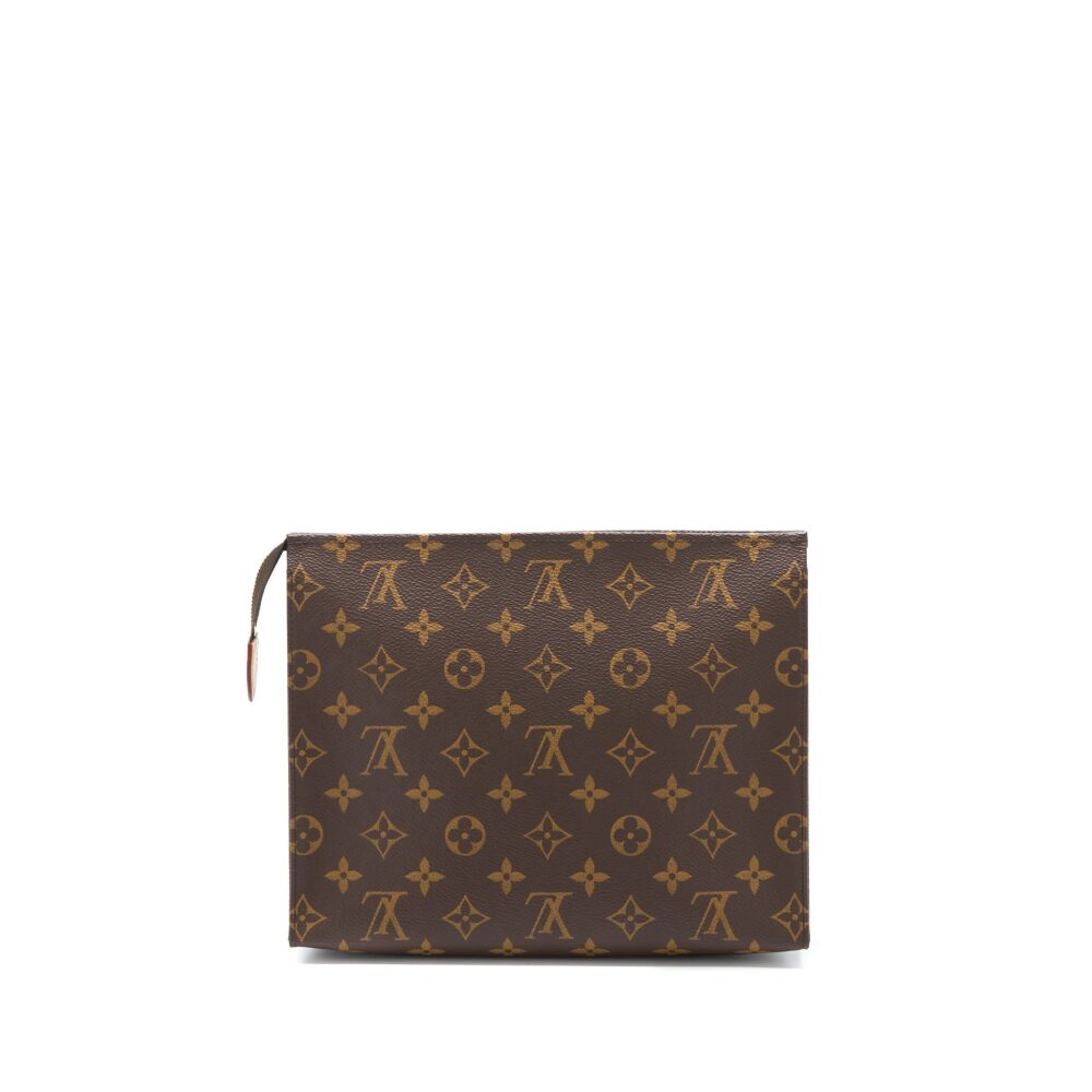 AAA Replica Louis Vuitton LV TOILETRY POCHETTE 26 MONOGRAM CANVAS GHW